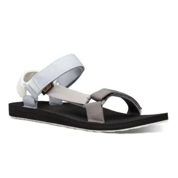 Teva Original Universal Men’s 10 Gray White Strappy Outdoor Sandals (1004006) Men main image 2